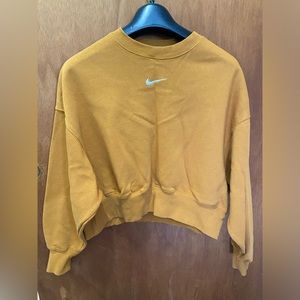 Nike sweatshirt XS mustard color